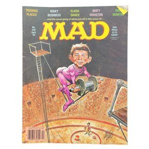 Vintage 1984 MAD Magazine No. 246 Collectible Comedy‎ Satire Comic Book